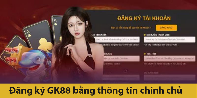 Điền đầy đủ thông tin cần thiết khi tạo tài khoản mới